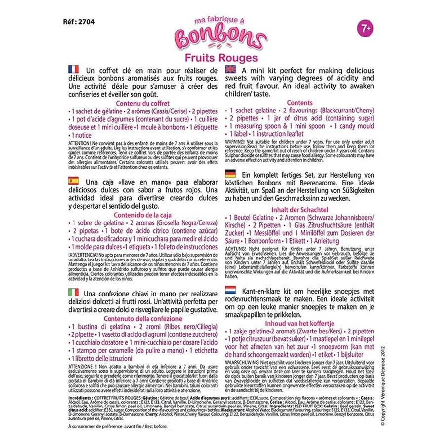 Kit culinar creativ - Mini fabrica de bomboane - Sentosphere
