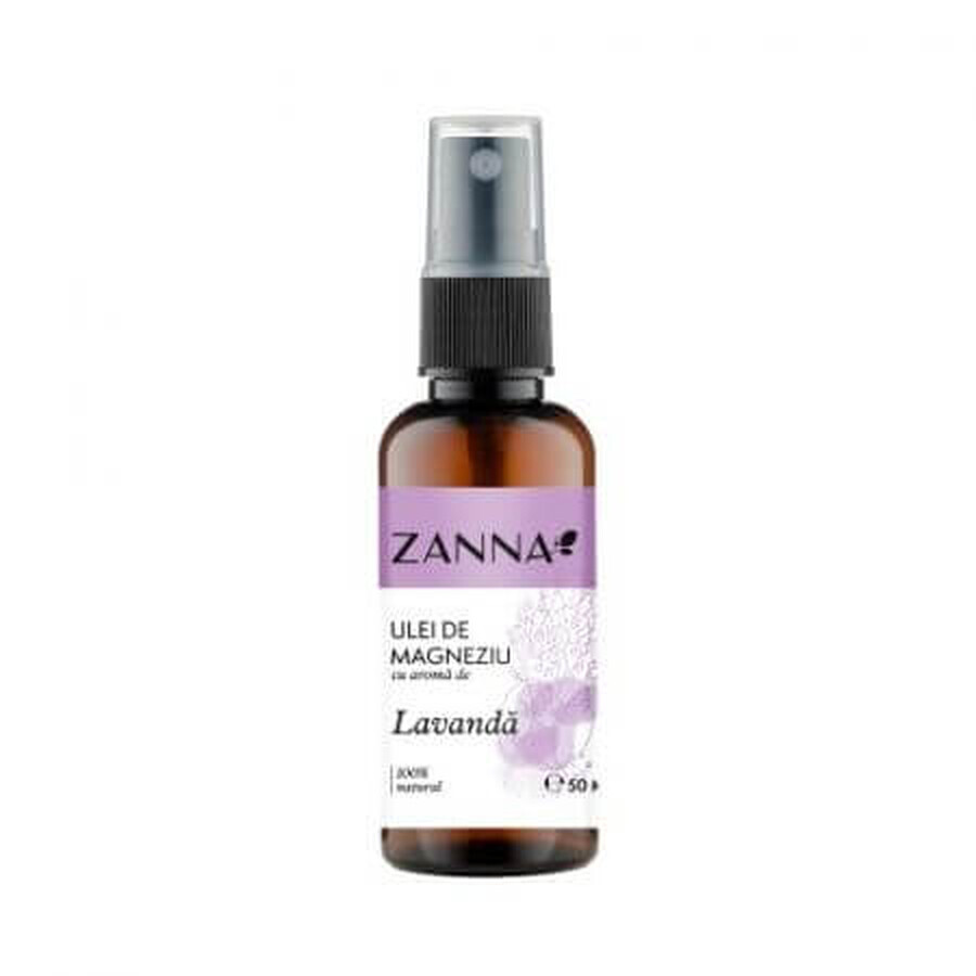 Aceite de magnesio con lavanda, 50 ml, Zanna