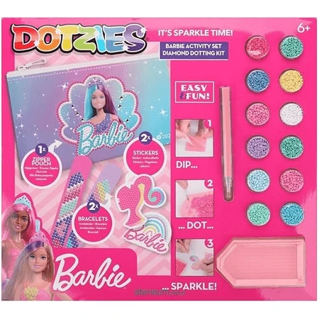 Set creativo 5 in 1, Barbie, Diamond Painting