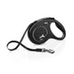 FLEXI Classic, correa retráctil para perros, nailon, negra, M (25 kg, 5 m)