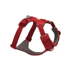 RUFFWEAR Front Rage Red Canyon, tweepuntsharnas (borst en rug) voor hondentraining, verstelbaar, reflecterend, rood, L-XL (81-107 cm)