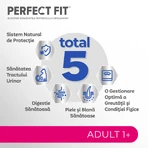PERFECT FIT Cat Adult 1+, Somon, hrană uscată pisici, 750g