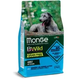MONGE BWild, XS-XL, ansjovis en aardappelen, graanvrije droogvoeding voor honden, 2,5 kg