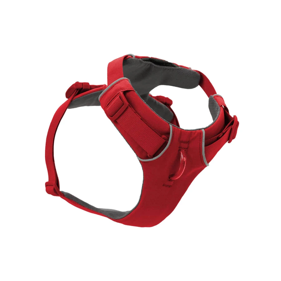 RUFFWEAR Front Rage Red Canyon, dwupunktowa (klatka piersiowa i plecy) uprząż treningowa dla psów, regulowana, odblaskowa, czerwona, rozmiar S (56–69 cm): ceny i cechy