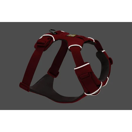 RUFFWEAR Front Rage Red Canyon, dwupunktowa (klatka piersiowa i plecy) uprząż treningowa dla psów, regulowana, odblaskowa, czerwona, rozmiar S (56–69 cm): ceny i cechy