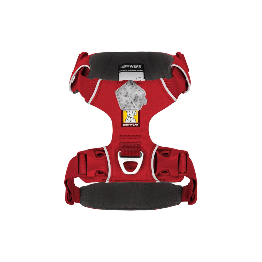 RUFFWEAR Front Rage Red Canyon, dwupunktowa (klatka piersiowa i plecy) uprząż treningowa dla psów, regulowana, odblaskowa, czerwona, rozmiar S (56–69 cm): ceny i cechy