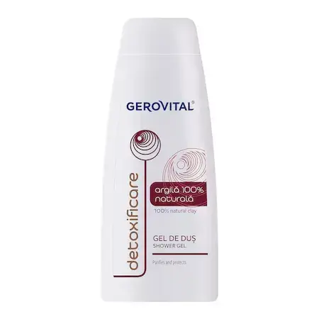 Gerovital 100% natürliches Ton-Duschgel, 400 ml, Farmec