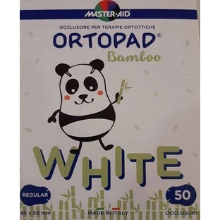 Ortopad White Regular | Self-Adhesive Eye Patches for Children, 8.5 x 5.9 cm | 50 pieces