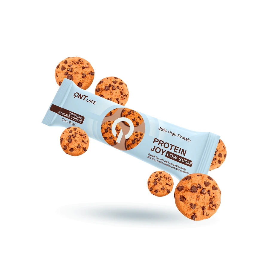 QNT | 36% Protein Joy Bar Crunchy Chocolate Cookie | 60 g 