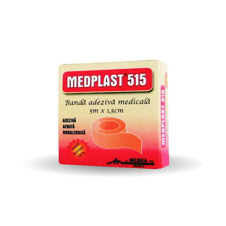 Cinta adhesiva Medplast 515 1,5cm x 5m