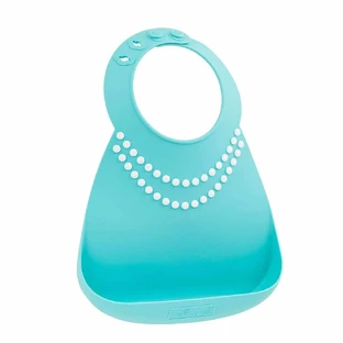 Munchkin | Make My Day Baby Bavețică din silicon Tiffany Blue 6 luni+ | 1 buc.