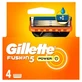 Gillette | Testine di ricambio Fusion5 Power | Confezione da 4