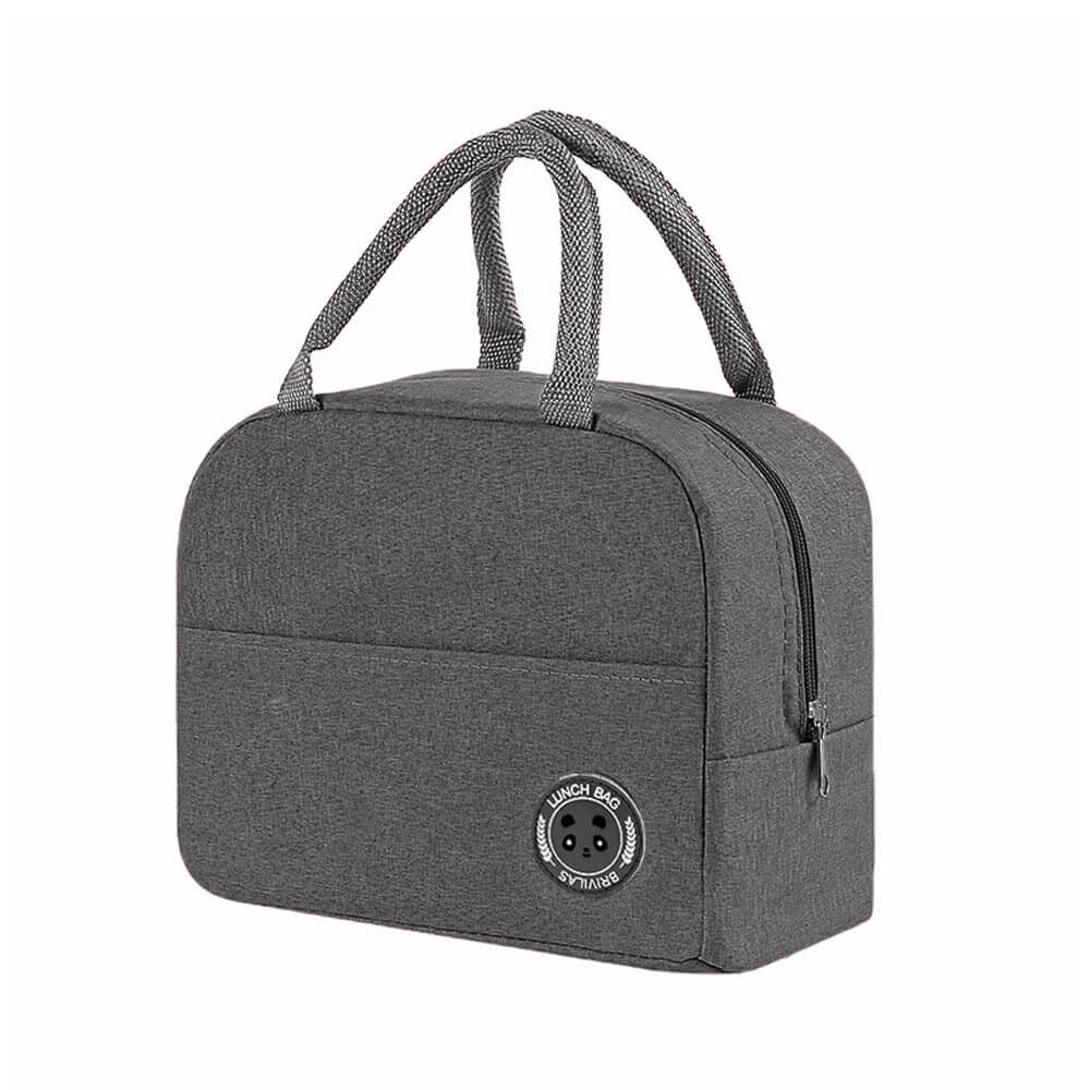 Bolsa térmica para el almuerzo de color ámbar, de 5 litros | Gris
