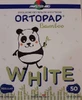 Ortopad White Regular | Bende oculari autoadesive per bambini, 8,5 x 5,9 cm | 50 pezzi