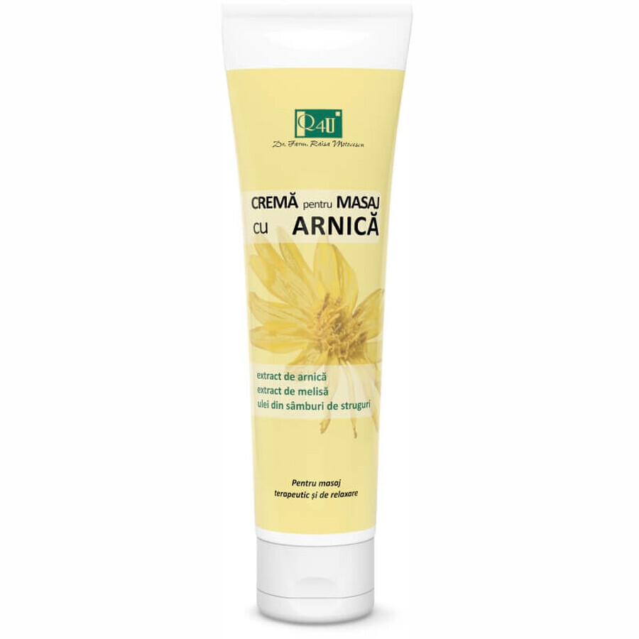 Crema de masaje de árnica Q4U, 150 ml, Tis Farmaceutic