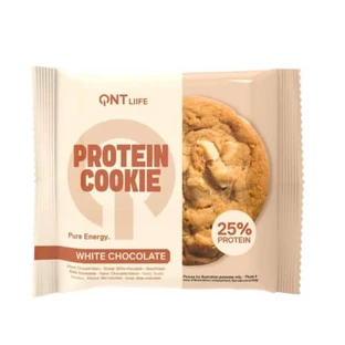 QNT | Protein Cookie White Chocolate Biscuiți proteici cu bucăți de ciocolată albă | 60 g