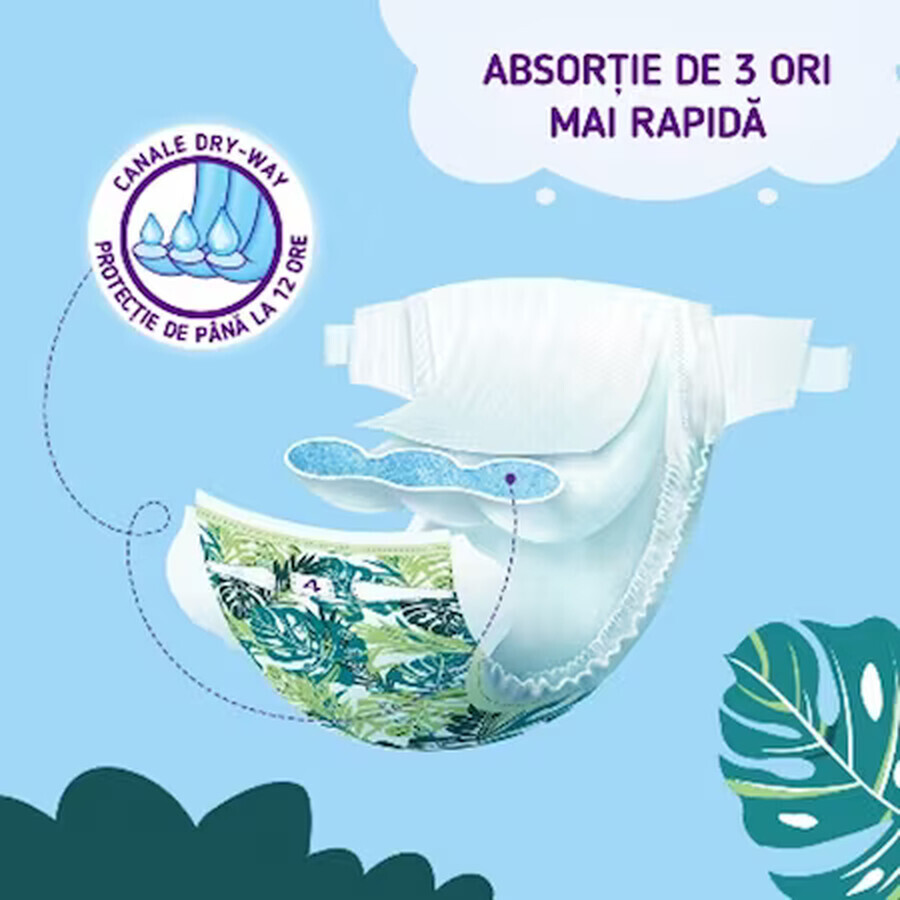 Scutece Junior Fashion & Nature, nr. 5, 11-16 kg, 46 bucati, Pufies