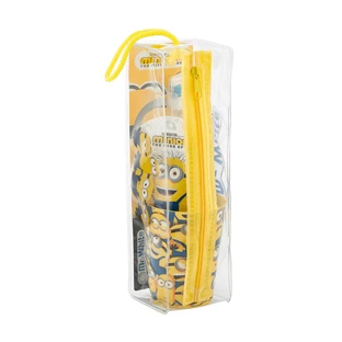 Mr. White | Set per bambini Minions: spazzolino, dentifricio, bicchierino e astuccio | 75 ml