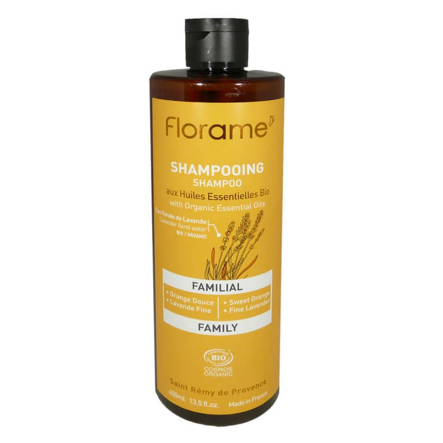 FLORAME ORGANICZNY SZAMPON Z OLEJKAMI ETERYCZNYMI DLA CAŁEJ RODZINY 400 ml: ceny i cechy