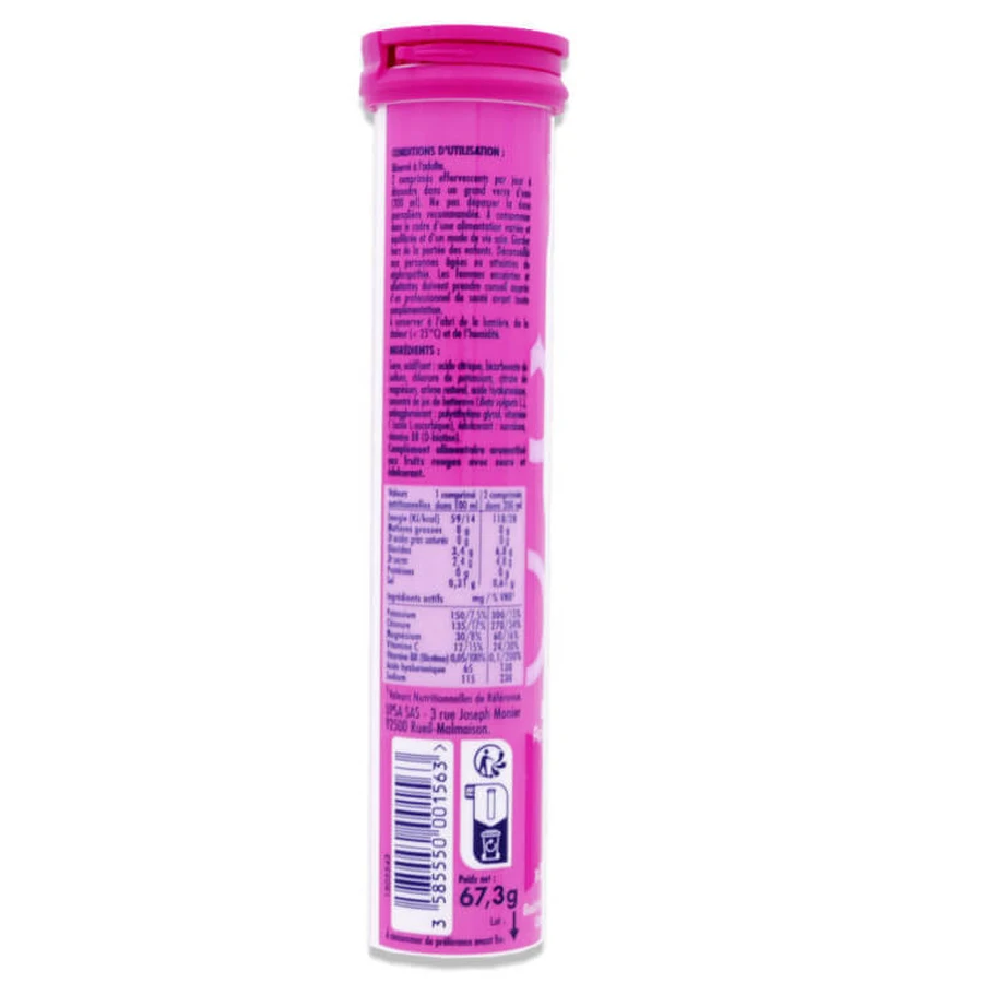 UPSA HYDRAFIZZ HYDRA + SKIN RED BERRIES 16 COMPRESSE EFFERVESCENTI