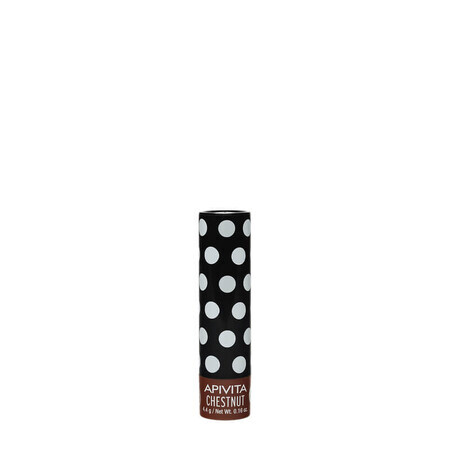 Bálsamo labial con sabor a castaña, 4,4 g, Apivita