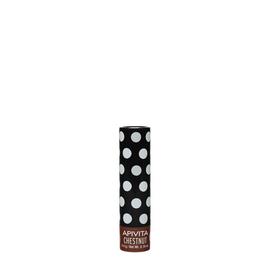 Bálsamo labial con sabor a castaña, 4,4 g, Apivita