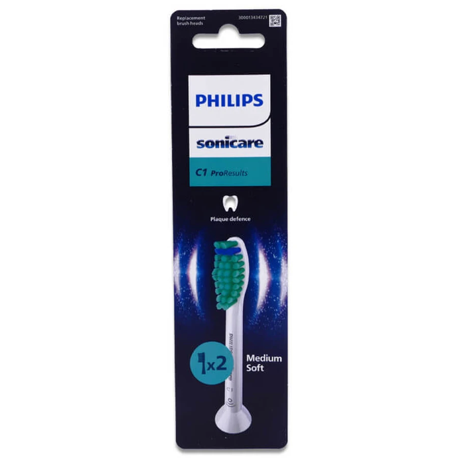 PHILIPS SONICARE C1 PRORESULTS CONFEZIONE DI RICAMBI: 2 TESTINE