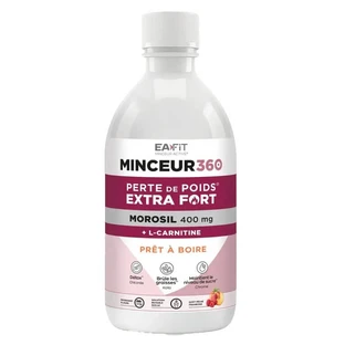 EAFIT MINCEUR 360 EXTRA-STRONG PER LA PERDITA DI PESO AL GUSTO DI PESCA E LAMPONE 500 ML