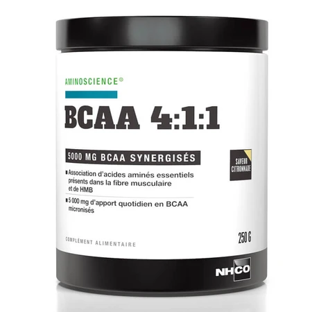 NHCO BCAA 4:1:1 mit Limonadengeschmack 250 g
