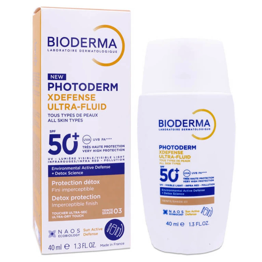 BIODERMA PHOTODERM XDEFENSE ULTRA FLUID SPF50+ NUANȚA 03 40 ML