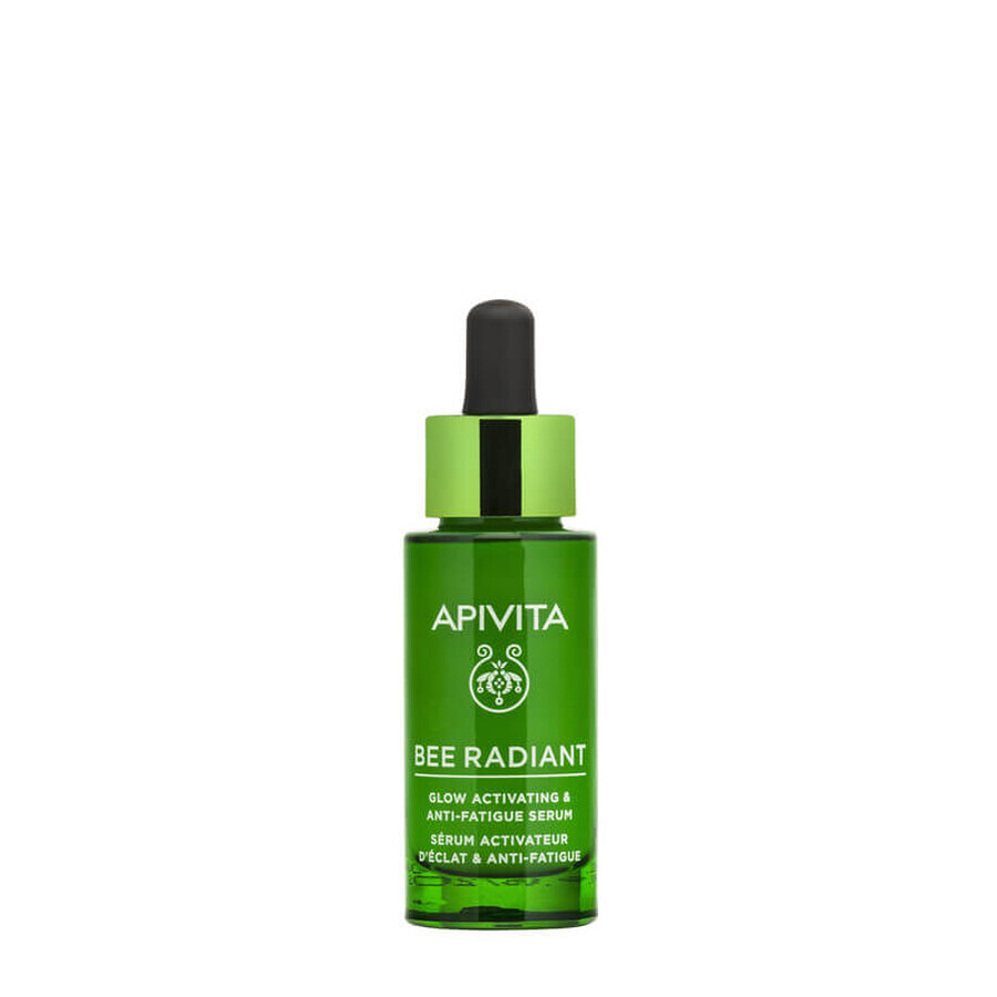 Apivita Bee Radiant - Siero Energizzante Attivatore Luminosità Anti Fatica, 30ml