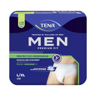 TENA MEN PREMIUM FIT MAXI SIZE L/XL 10 PANTS!! 2 MAX PER ORDER!!