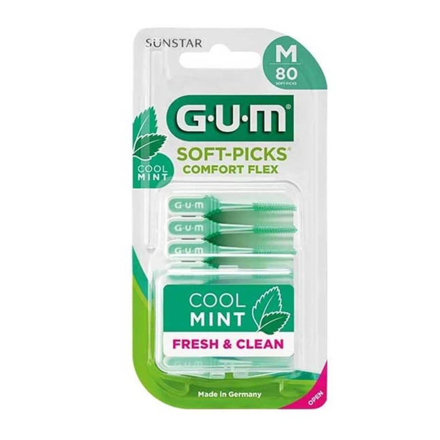 GUM SOFT-PICKS COMFORT FLEX TAGLIA M MENTA FRESCA X 80
