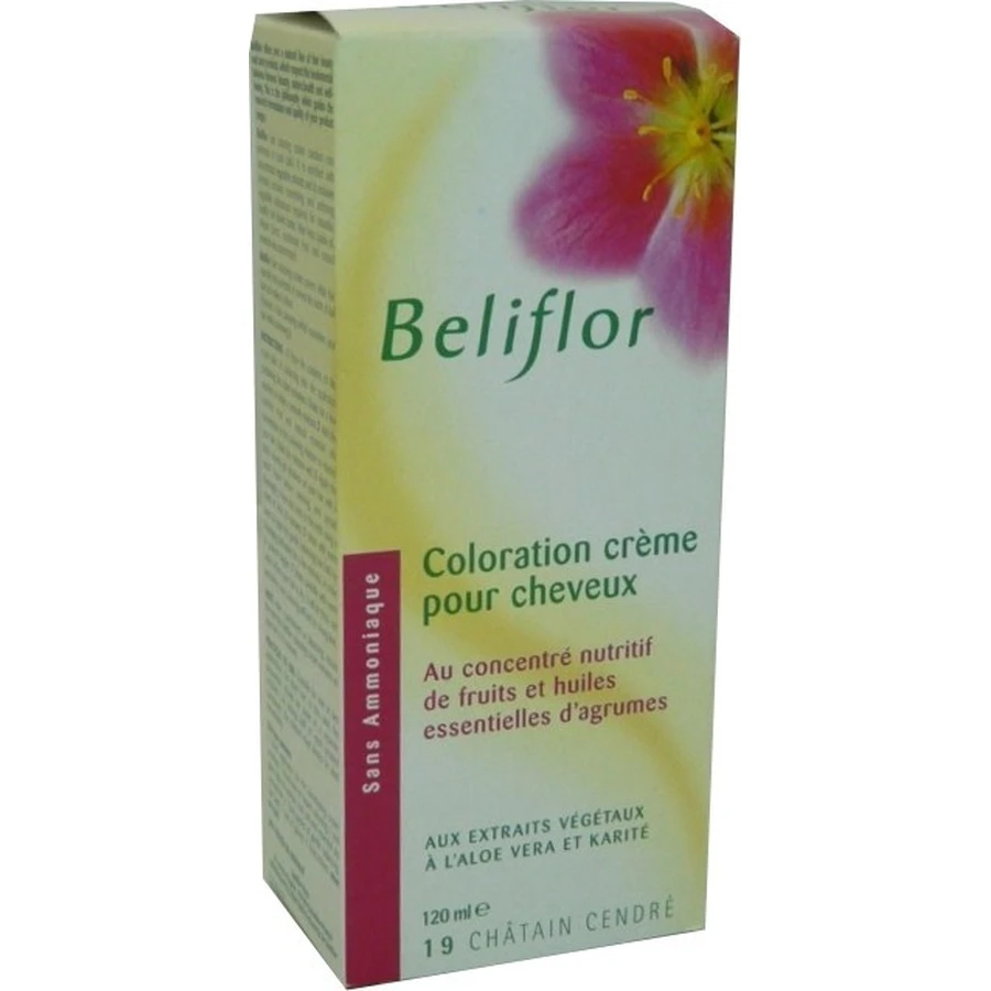 BELIFLOR HAIR COLOR CREAM 19 ASH BROWN 120 ML