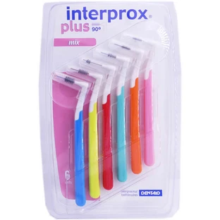 INTERPROX PLUS MIXED INTERDENTAL BRUSHES, 6-PACK