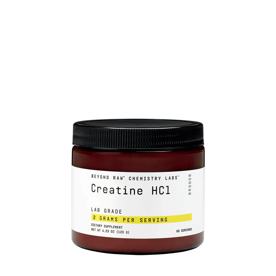 Beyond Raw Chemistry Labs Creatina Hcl, Creatina, 120 G