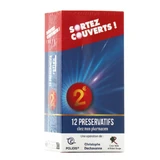 DUNNE, GESMEERDE CONDOOMS MET RESERVOIR * 12