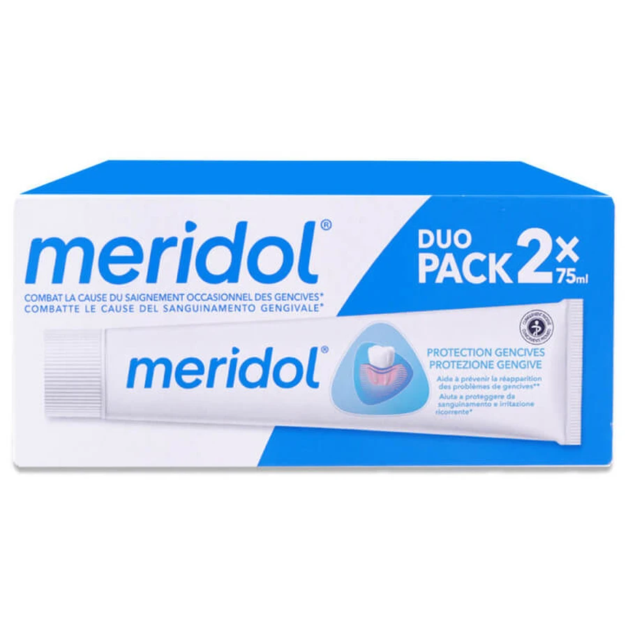 MERIDOL SET DE 2 TUBE DE 75 ML