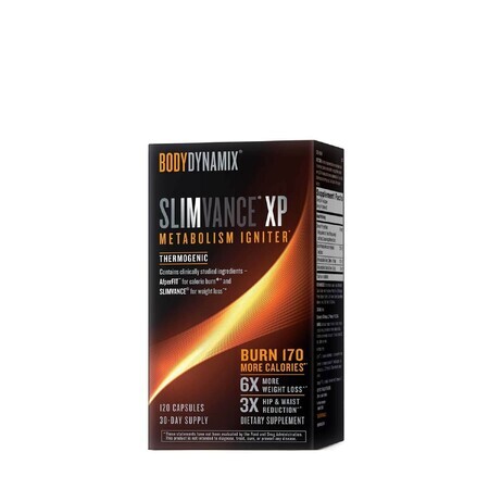 Bodydynamix Slimvance Xp Activador del Metabolismo, Termogénico, 120 Cps