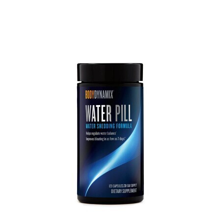 Bodydynamix Píldora de Agua, Fórmula Para Reducir la Retención de Agua Corporal, 120 Cps