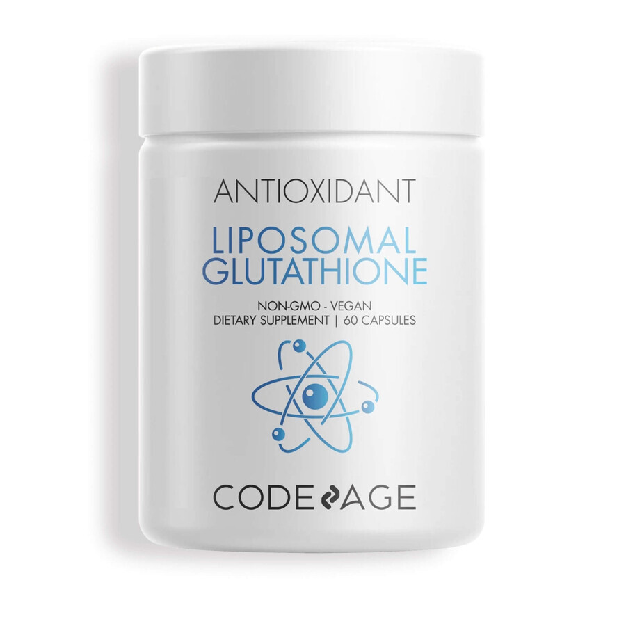 Codeage Glutatión Liposomal, Glutatión Liposomal Setria, 60 Cps