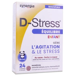 SYNERGIA D-STRESS CHILD'S BALANCE 24 TABLETKI, SMAK KAKAOWY