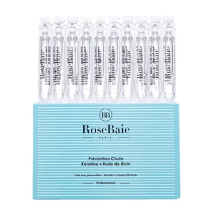 ROSE BAIE PREVENIREA CĂDERII PĂRULUI CU KERATINĂ ȘI ULEI DE RICIN 10 FLACOANE MONODOZĂ