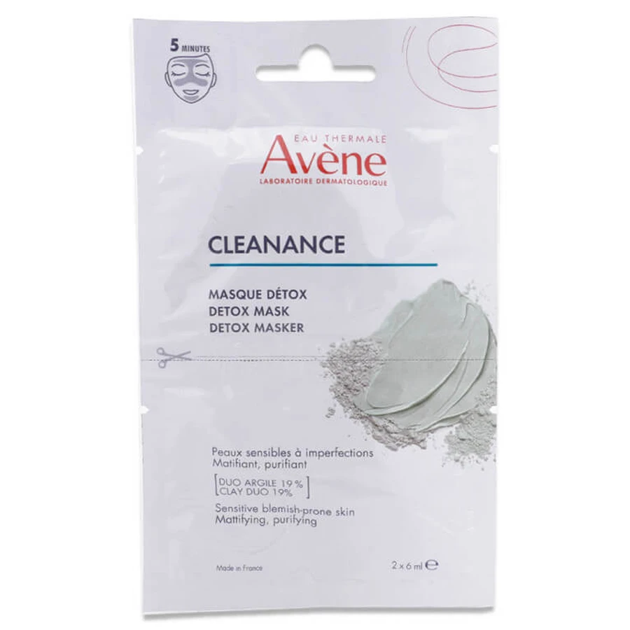 AVENE CLEANANCE MÁSCARA DETOX 2X6 ML