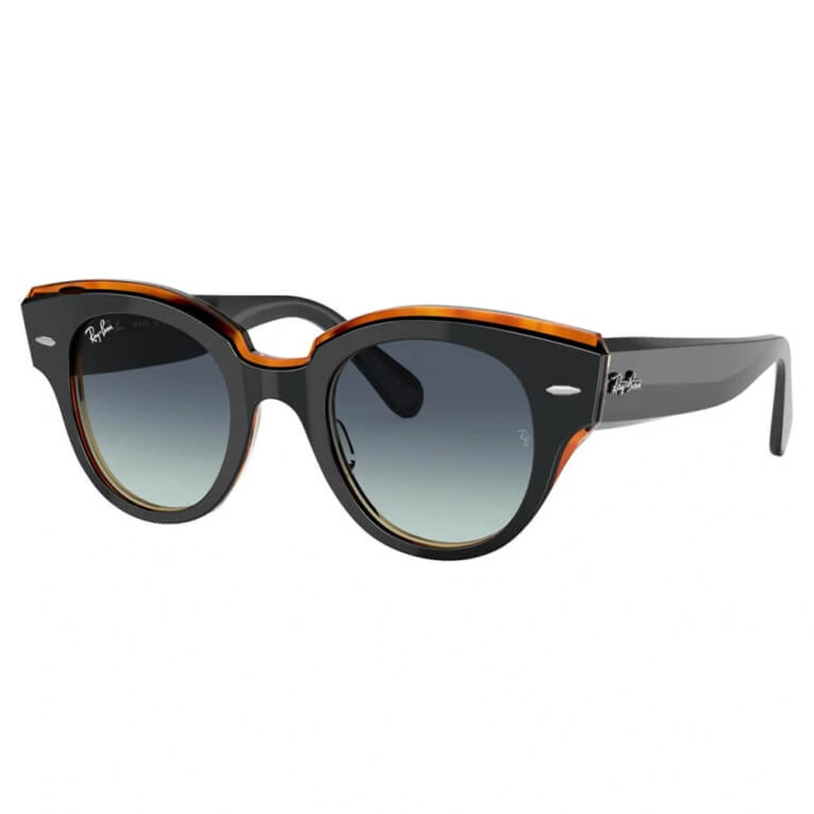 RAY BAN 2192 COLOR 132241 BLACK ON TRANSPARENT BROWN SIZE 47/22