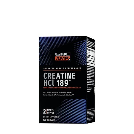 Gnc Amp Creatina Hcl 189, Creatina, 120 Tb