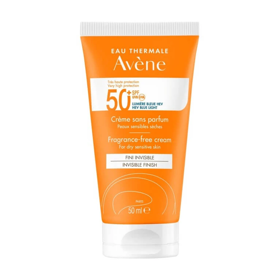 AVENE CREMĂ FĂRĂ PARFUM SPF50+ CU FINISAJ INVISIBIL 50 ML