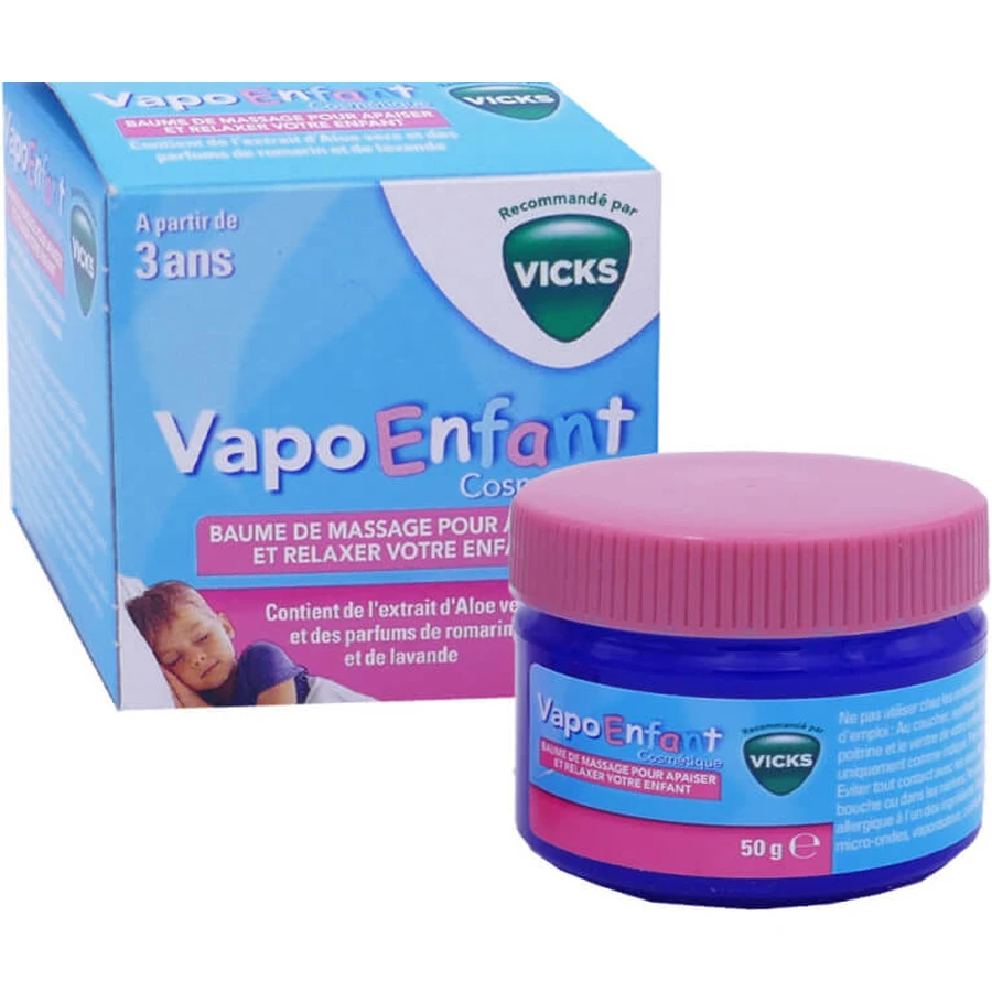 VICKS VAPO ENFANT BAUME DE MASSAGE 50 G