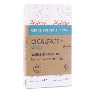 AVENE CICALFATE+ BALSAMO RIGENERANTE PER LE LABBRA, CONFEZIONE DA 2 X 10 ML