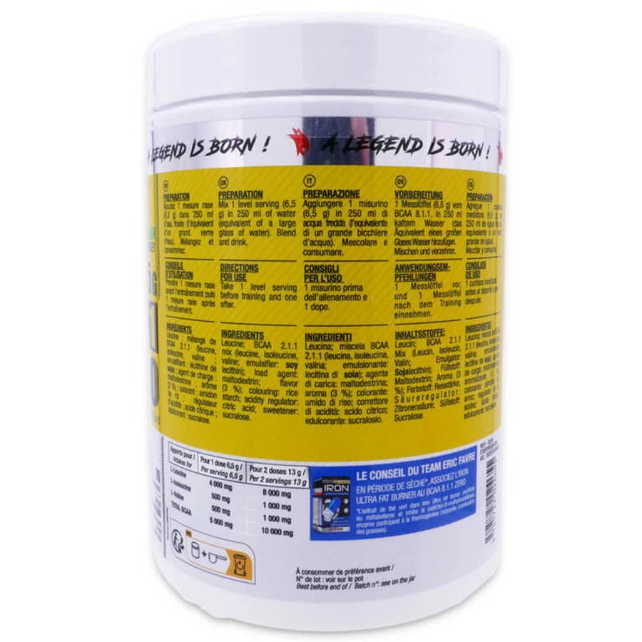 ERIC FAVRE BCAA 8.1.1 ZERO, AROMĂ PINA COLADA, 500 g